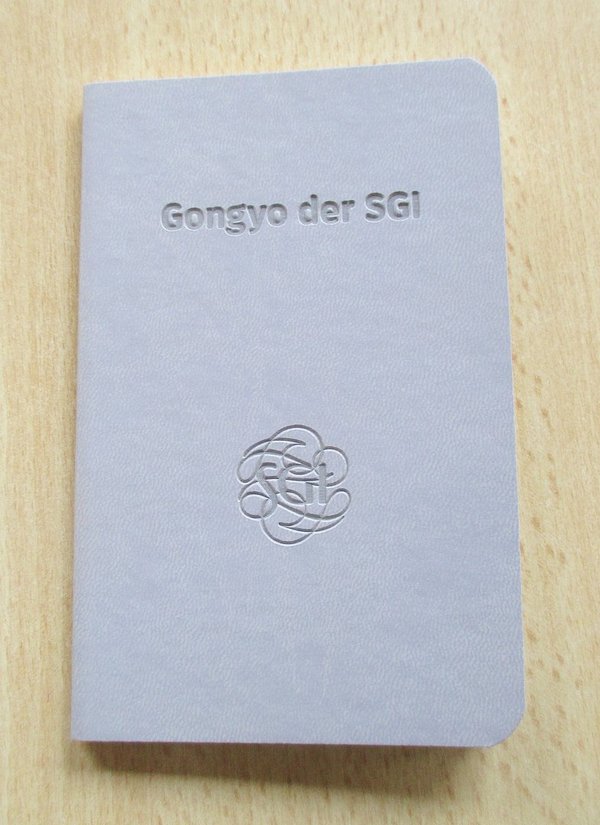 Gongyobuch mit Kunstlederumschlag