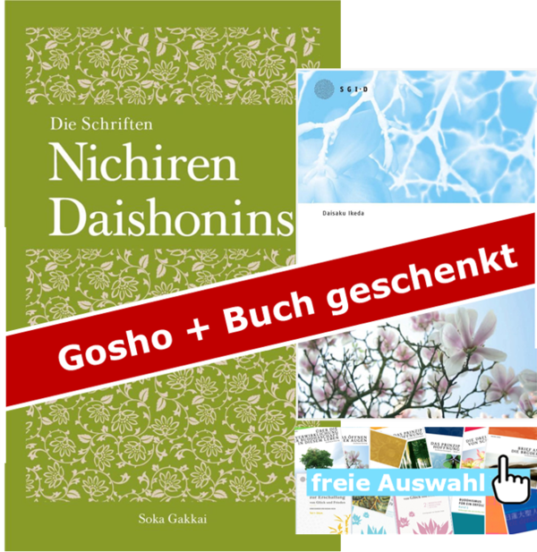 Gosho plus Buchgeschenk (freie Auswahl)